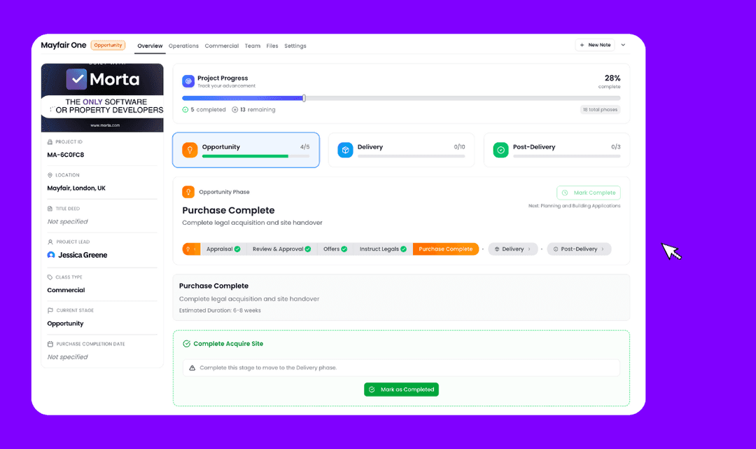 Clean Handover Workflows