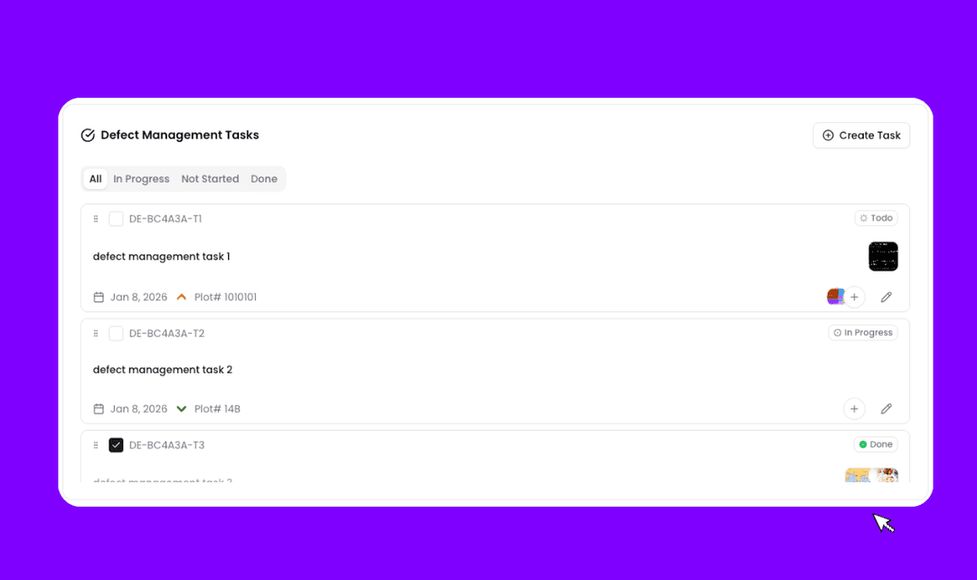 Real-Time Defect Management